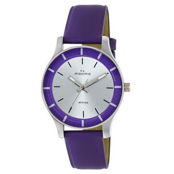 Maxima ATTIVO Women Silver Dial Analogue Watch - 59741LMLI